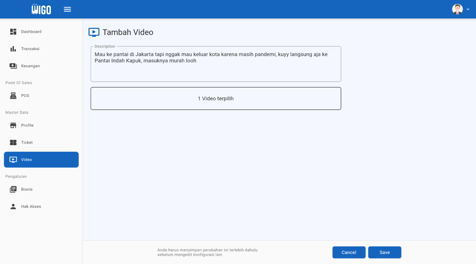 add video management ss