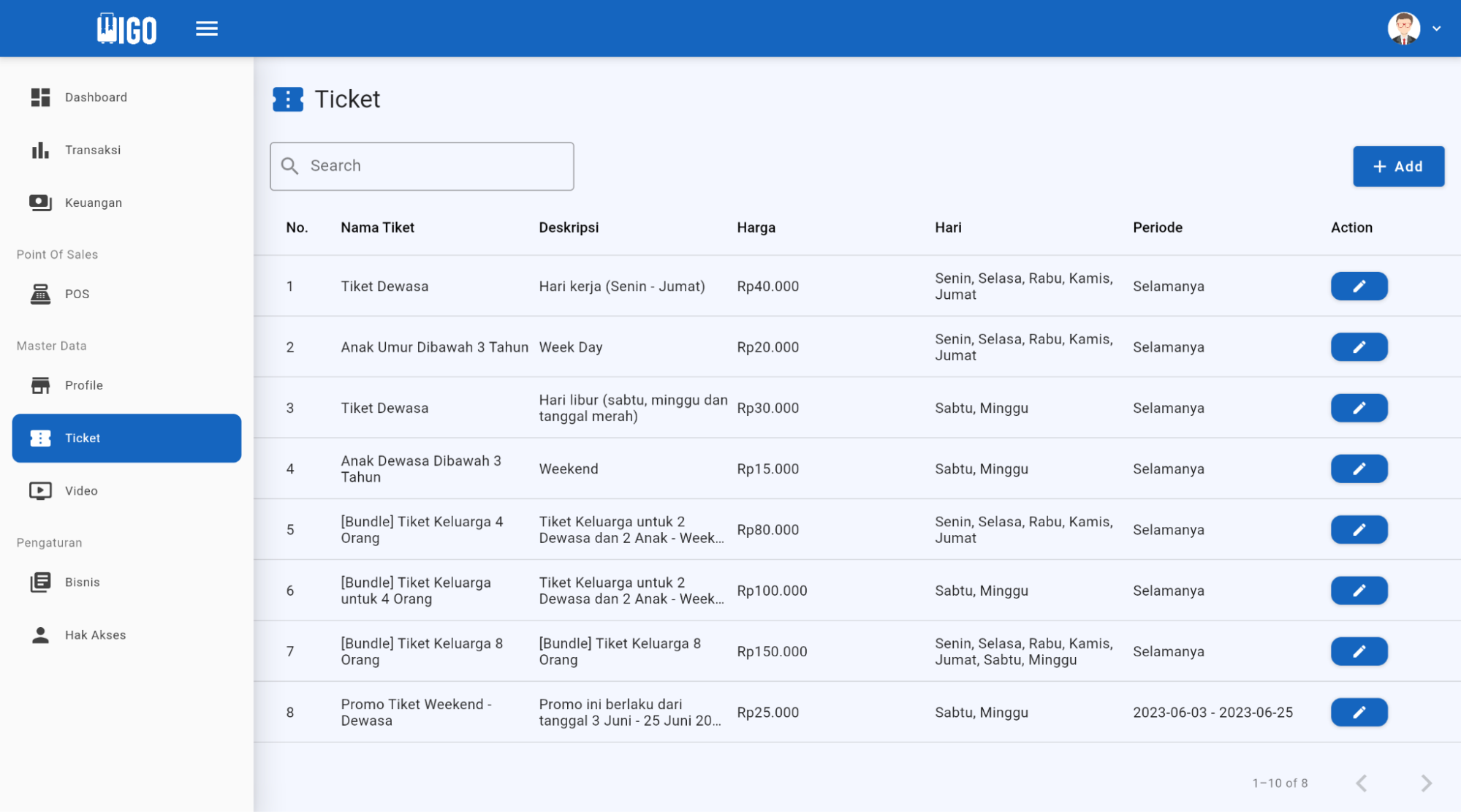 ticket management ss
